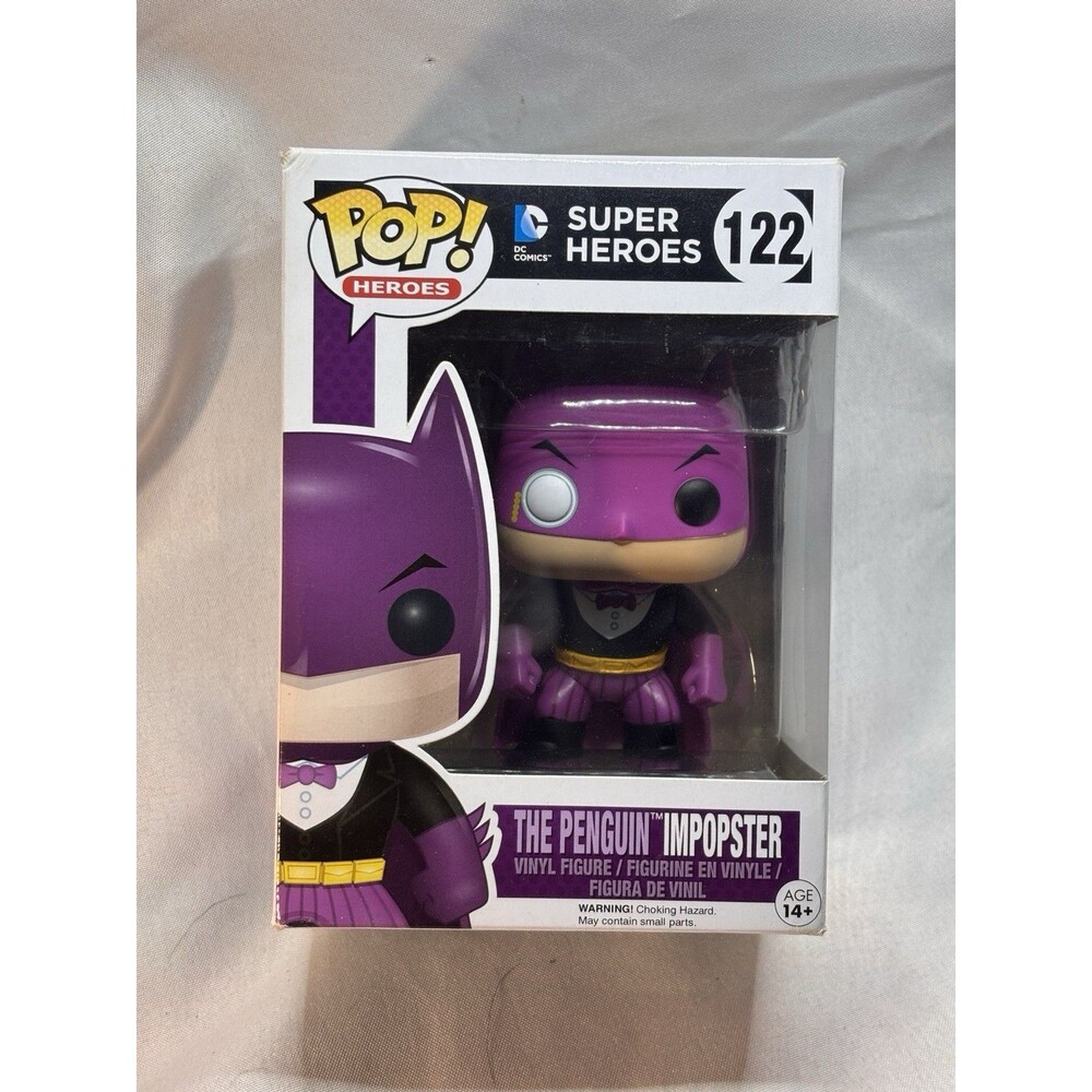 Pop! Heroes: The Penguin Impopster vinyl figure, number 122